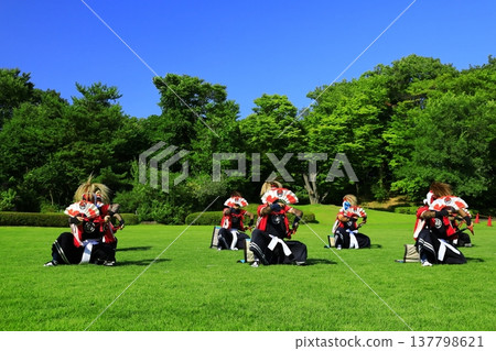 岩手縣民俗表演 鬼劍部 岩手縣民俗表演 鬼劍部 137798621