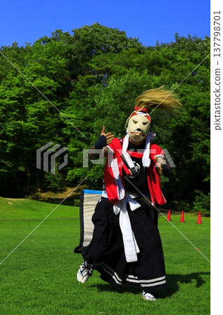 Iwate Prefecture Folk Performing Arts Performance: Onikenmai 137798701