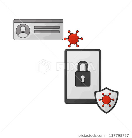 Illustration of antivirus 137798757