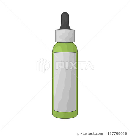 Illustration of Hair Serum Illustration of Hair Serum 137799036