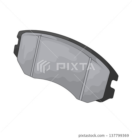 Illustration of Brake Pad 137799369