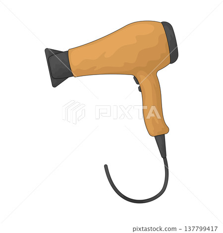 Illustration of Hair Dryer 137799417