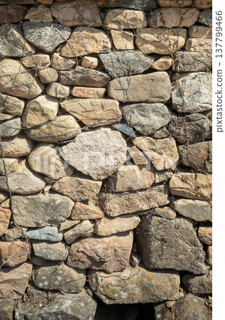 Stone wall texture background pattern Stone wall texture background pattern 137799466