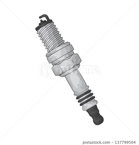 Illustration of Spark Plug 137799504
