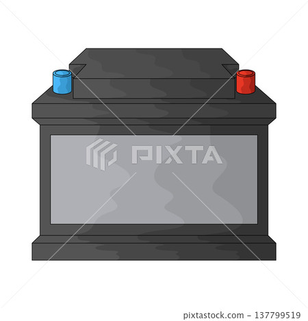 Illustration of Car Battery Illustration of Car Battery 137799519