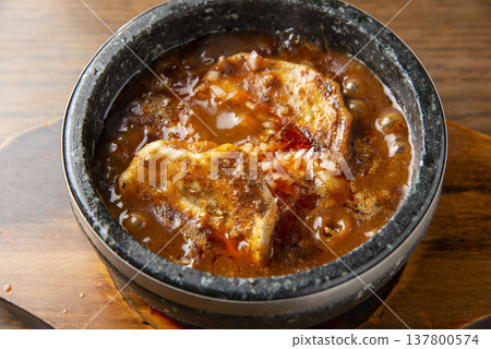 Authentic and delicious spicy mapo tofu Chinese cuisine Authentic and delicious spicy mapo tofu Chinese cuisine 137800574