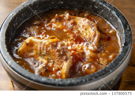Authentic and delicious spicy mapo tofu Chinese cuisine Authentic and delicious spicy mapo tofu Chinese cuisine 137800575