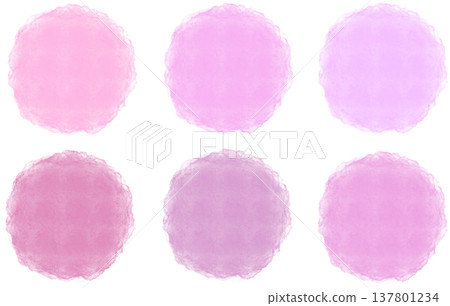 Pink design circle illustration material Pink design circle illustration material 137801234
