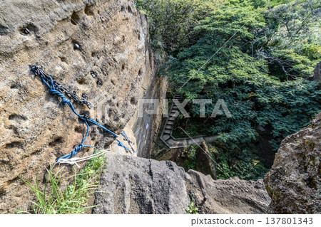 Climbing routes on the rocky peaks of Takatori-yama and Ushiro-Asama Climbing routes on the rocky peaks of Takatori-yama and Ushiro-Asama 137801343