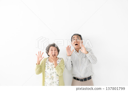 Amazing senior couple Amazing senior couple 137801799