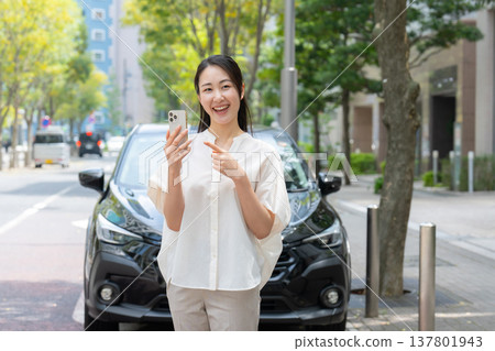 Women, cars, smartphones, rideshare recommendations 137801943
