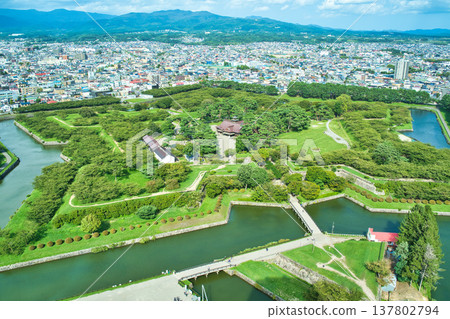 Goryokaku seen from Goryokaku Tower 137802794