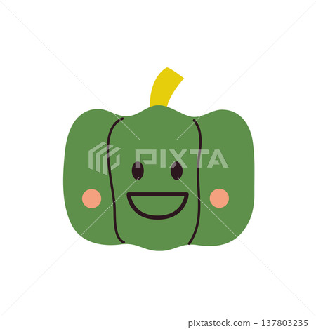 可愛的南瓜角色插畫 137803235