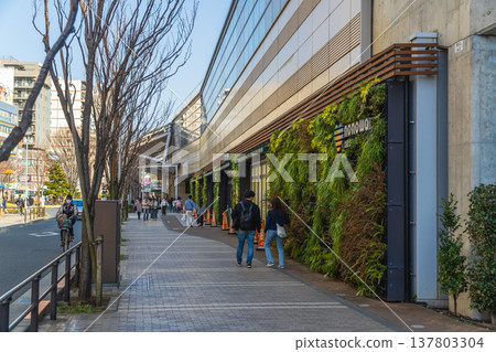 東京城市景觀：武藏堺車站北出口 137803304