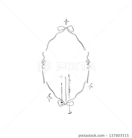 Hand drawn vector abstract outline,graphic,line vintage celebration ornament party frame in drawing elegant style.Elegant decoration vintage outline design isolated.Birthday,Christmas,Party frame. Hand drawn vector abstract outline,graphic,line vintage celebration ornament party frame in drawing elegant style.Elegant decoration vintage outline design isolated.Birthday,Christmas,Party frame. 137803515
