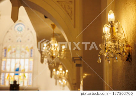 Luxurious chandelier Luxurious chandelier 137803760