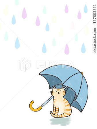 撐傘的貓 137803831