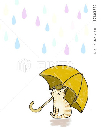 撐傘的貓 137803832