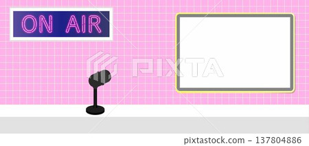 電台主持人風格的標題背景 137804886