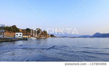 西伊豆半島沼津市西浦的冬天 137804898