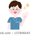 A male dentist wearing glasses has liked this post. 137806645