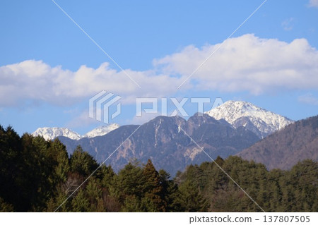 Mountain in winter Mountain in winter 137807505
