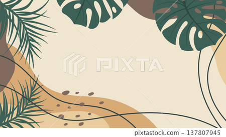 tropical abstract background tropical abstract background 137807945