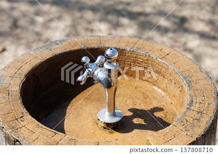 Park drinking fountain 137808710