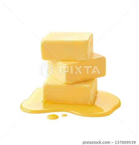 Butter illustration real Butter illustration real 137809539