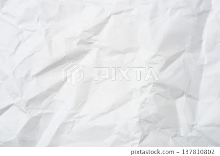 The texture of crumpled craft paper 137810802