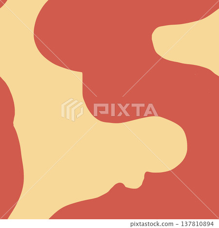 Abstract seamless pattern with red and yellow stripes. Hand painted illustration for design, print, fabric or background. Abstract seamless pattern with red and yellow stripes. Hand painted illustration for design, print, fabric or background. 137810894