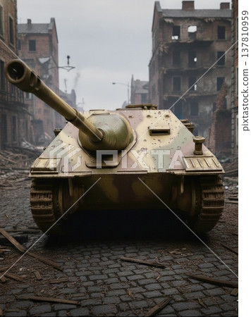 German Hetzer light tank destroyer 137810959