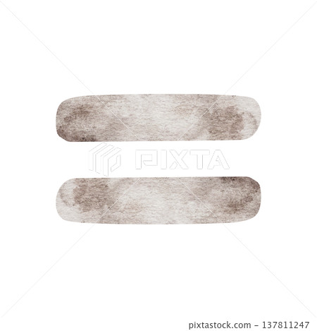 Watercolor mathematical sign. Hand painted Math equality, equals sign illustrations. Symbol clipart isolated on background. Watercolor mathematical sign. Hand painted Math equality, equals sign illustrations. Symbol clipart isolated on background. 137811247