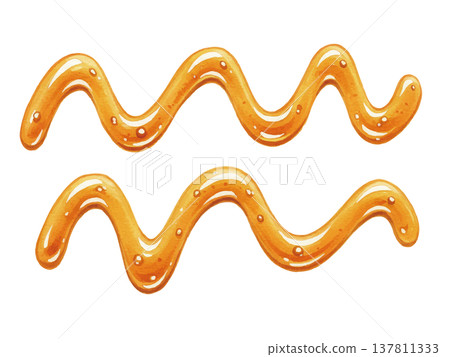 Watercolor-style illustration of maple syrup Watercolor-style illustration of maple syrup 137811333