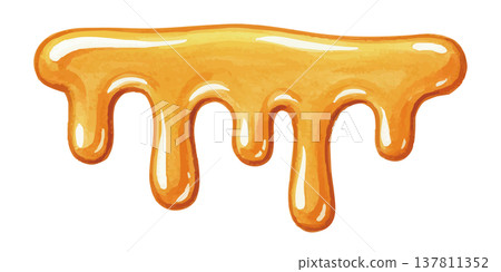 Watercolor-style illustration of maple syrup Watercolor-style illustration of maple syrup 137811352