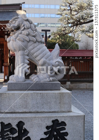 2024年,福岡,福岡市,風景,狛犬(守護獅犬),天神,中央區,神社,蓋吾神社,第二部 2024年,福岡,福岡市,風景,狛犬(守護獅犬),天神,中央區,神社,蓋吾神社,第二部 137811375