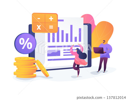 Tax Savings Strategies abstract concept vector illustration. 137812014