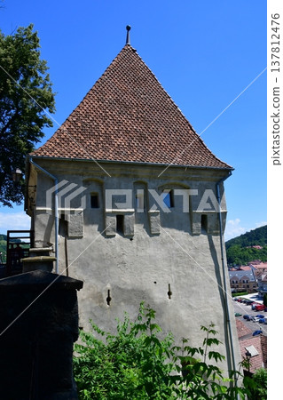 Romania, Transylvania, Sighisoara, the jewel of Romania, the blacksmith's tower Romania, Transylvania, Sighisoara, the jewel of Romania, the blacksmith's tower 137812476