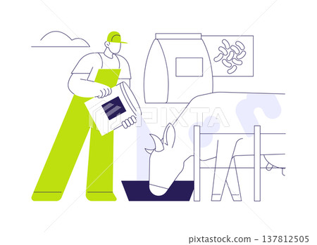 Concentrates isolated cartoon vector illustrations. 137812505