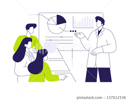 Seminar isolated cartoon vector illustrations. 137812536