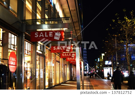 [Tokyo, Nihonbashi] City Night View 137812752