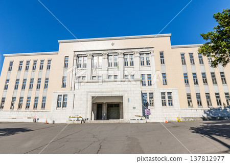 Otaru City, Hokkaido, Otaru City Hall on a sunny day 137812977