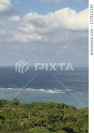 Kouri Island, the Island of Love, with its Emerald Green Sea Kouri Island, the Island of Love, with its Emerald Green Sea 137813340