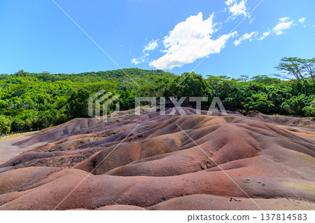 毛里求斯彩虹般絢麗的景色 137814583