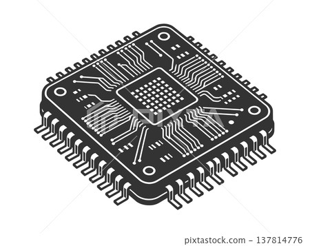 Microchip Processor Circuit Board Technology Microchip Processor Circuit Board Technology 137814776
