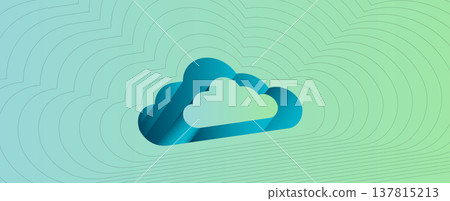 Retro cloud concept technology background and network security pattern Retro cloud concept technology background and network security pattern 137815213