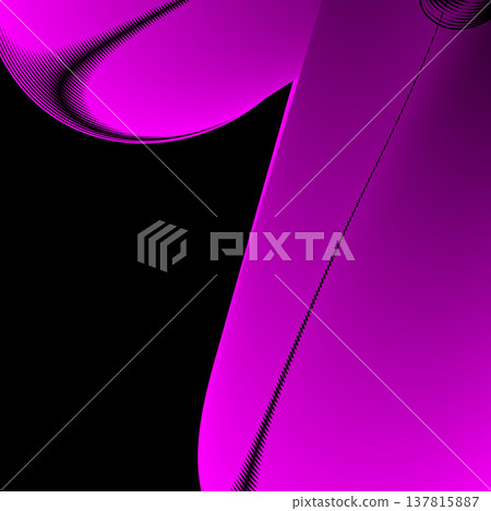 Minimalist magenta neon wave abstract background Minimalist magenta neon wave abstract background 137815887