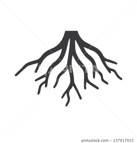 Spiral Root Emblem Designed With Soft Curving Minimalist Strokes Spiral Root Emblem Designed With Soft Curving Minimalist Strokes 137817025