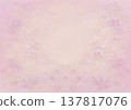 A fluffy and cute cherry blossom background 137817076