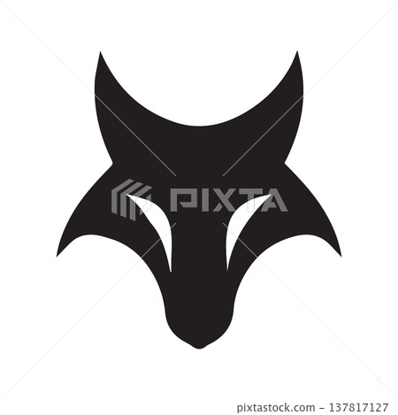 Powerful Sharp-Edged Wolf Symbol Designed For Bold Brand Identity Powerful Sharp-Edged Wolf Symbol Designed For Bold Brand Identity 137817127